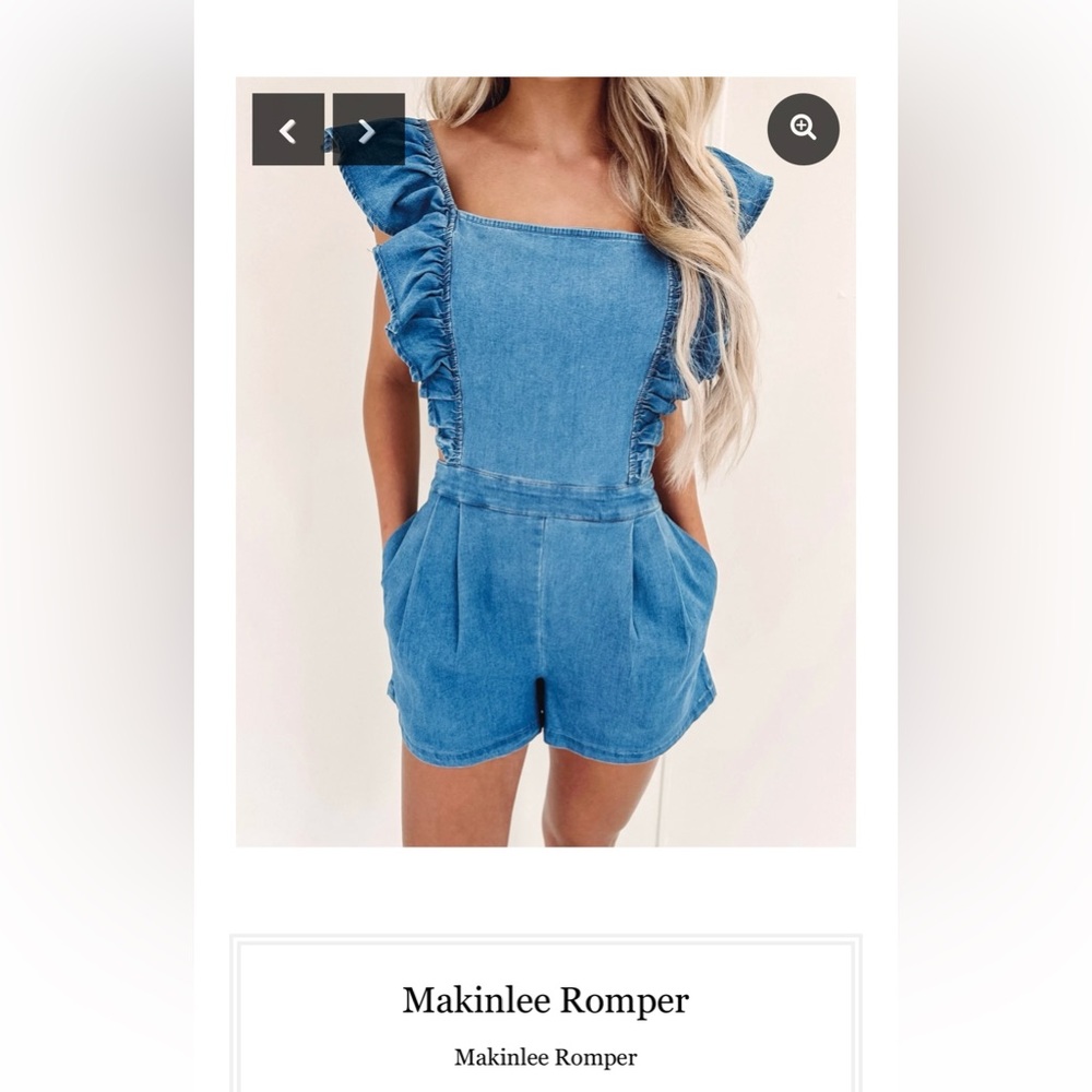 NWOT Makinlee Romper size Large - Picture 2 of 3